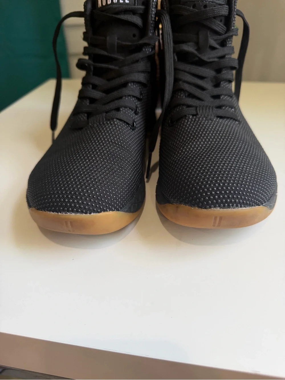 NOBULL Outwork High-Top Black Trainers Shoes Women’s Size 8.5 / Men’s 7 Like New